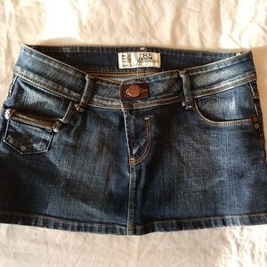 Zara TRF Jean skirt